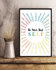Social Worker Be Your Best Self 11x17 Poster lifestyle-poster-3