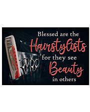 Blessed Are The Hairstylists Hairdresser 17x11 Poster front
