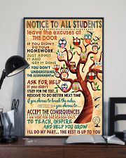 Notice To Students Teacher 11x17 Poster lifestyle-poster-2
