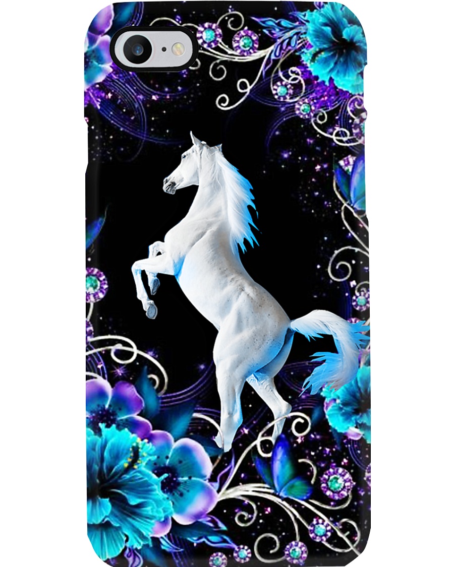 Horse Girl - White Horse Phone Case