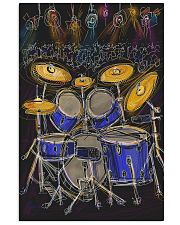 Drummer Drum set and light 11x17 Poster front