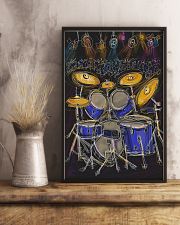 Drummer Drum set and light 11x17 Poster lifestyle-poster-3