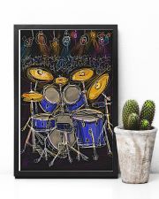 Drummer Drum set and light 11x17 Poster lifestyle-poster-8