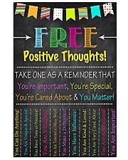 Social Worker Positive Thoughts 11x17 Poster front
