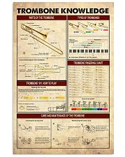Trombonist Trombone Knowledge 11x17 Poster front