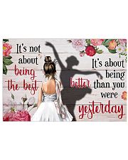 Ballet - It's About Being Better 17x11 Poster front