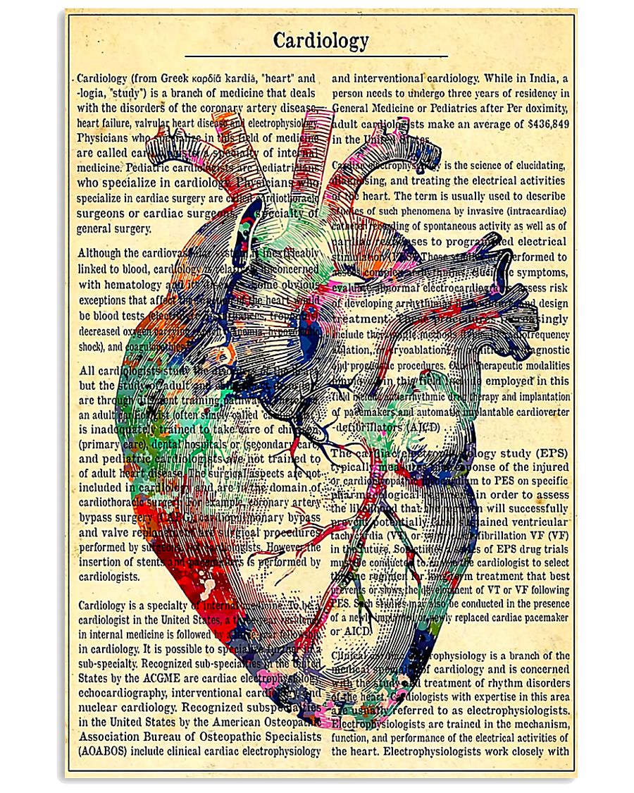 Cardiologist - Cardiology Knowledge 11x17 Poster