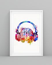 DJ - Colorful brain with headphone 11x17 Poster lifestyle-poster-5