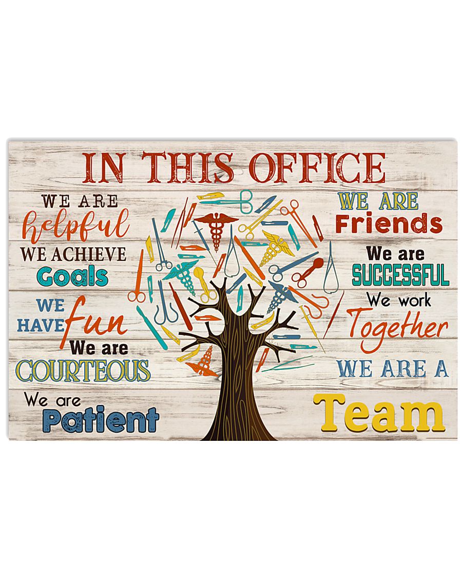 Surgical Tech We Are A Team 17x11 Poster