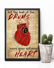 Drummer Beat of the drums move your untamed heart 11x17 Poster lifestyle-poster-8