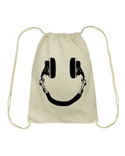 DJ Smiley Headphone Drawstring Bag tile