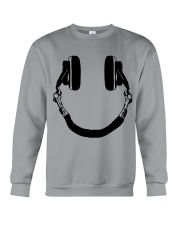 DJ Smiley Headphone Crewneck Sweatshirt tile