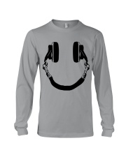 DJ Smiley Headphone Long Sleeve Tee tile