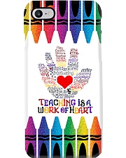 Teacher Teaching Is A Work Of Heart Phone Case i-phone-7-case