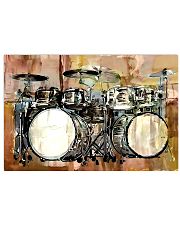 Drummer Vintage Drum Set 17x11 Poster front