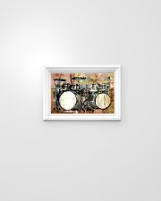 Drummer Vintage Drum Set 17x11 Poster poster-landscape-17x11-lifestyle-02