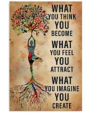Yoga What You Think You Become 11x17 Poster front