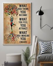 Yoga What You Think You Become 11x17 Poster lifestyle-poster-1