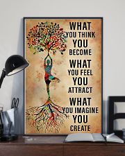 Yoga What You Think You Become 11x17 Poster lifestyle-poster-2