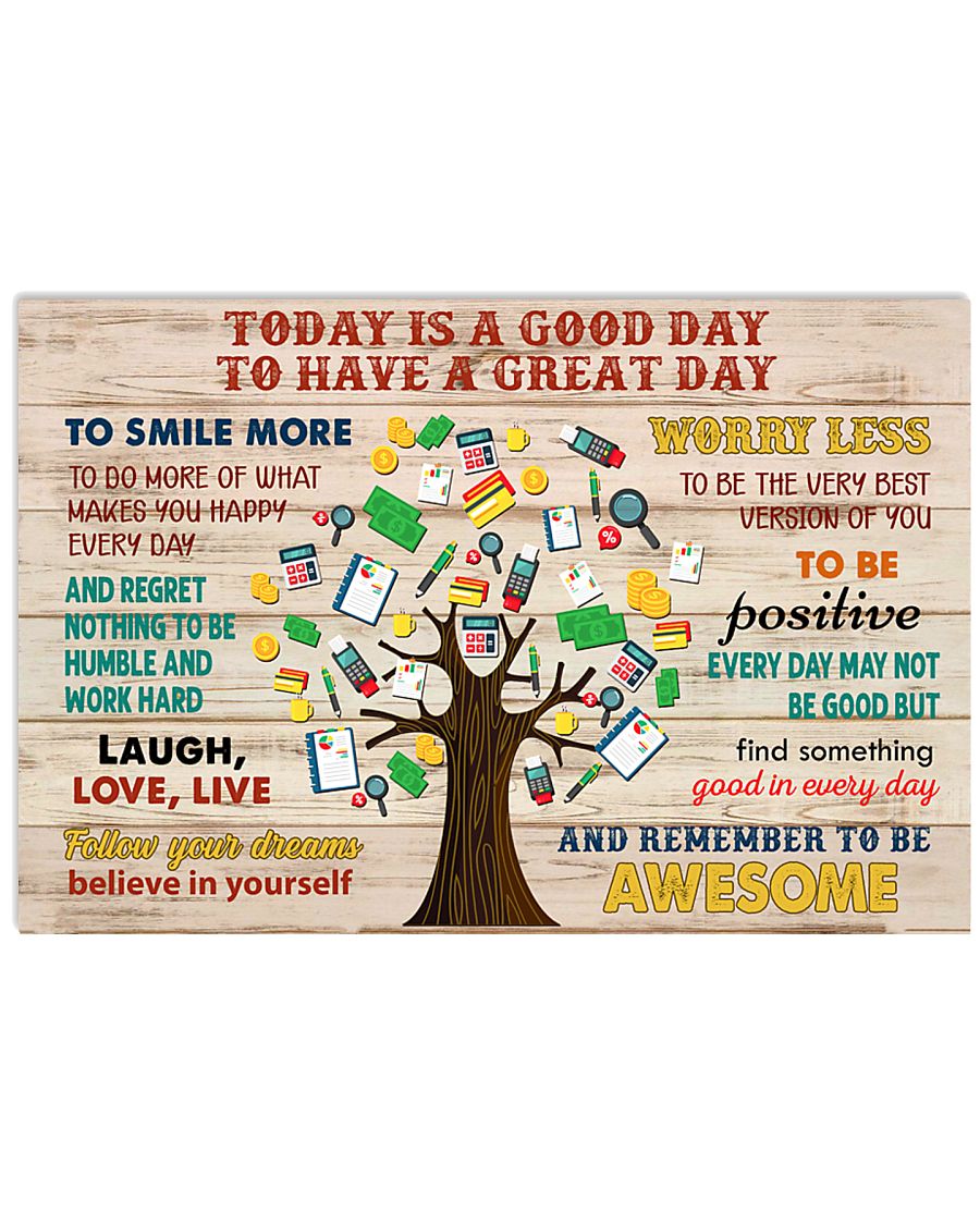 Accountant remember to be awesome 17x11 Poster