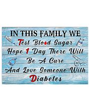Diabetes In This Family 17x11 Poster front