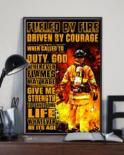 Firefighter Fueled by Fire Poster 11x17 Poster lifestyle-poster-2