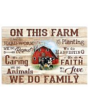 Farmer On This Farm We Do Family 17x11 Poster front