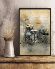Drummer - Vintage Drum Set 11x17 Poster lifestyle-poster-3