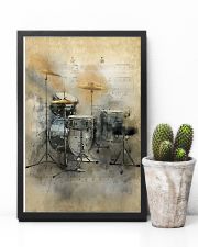 Drummer - Vintage Drum Set 11x17 Poster lifestyle-poster-8