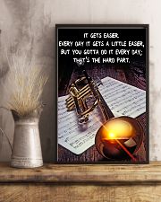 Trumpet It Gets Easier 11x17 Poster lifestyle-poster-3