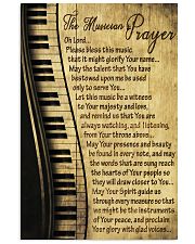 Piano The Musician's Prayer Poster 11x17 Poster front