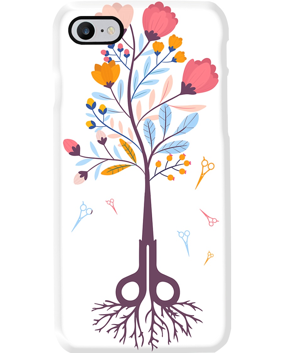 Hairstylist Scissors Tree Magnets Phone Case