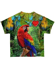 Beautiful Parrot All-over T-Shirt back