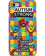 Autism Awareness Autism Strong Love Support Phone Case i-phone-7-case