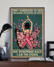 Breast Cancer I Am The Storm 11x17 Poster lifestyle-poster-2