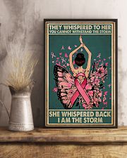 Breast Cancer I Am The Storm 11x17 Poster lifestyle-poster-3