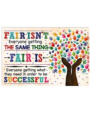 Fair Be Successful Teacher 17x11 Poster front