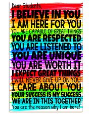 Teacher Rainbow Board 11x17 Poster front
