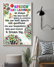 Speech Language Pathologist In Speech And Language 11x17 Poster lifestyle-poster-1