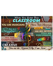 Teacher You Are The Reason Why I Am Here 17x11 Poster front