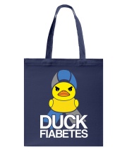 Diabetes Cute Duck Fiabetes Tote Bag tile