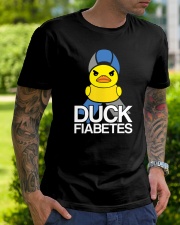 Diabetes Cute Duck Fiabetes Classic T-Shirt lifestyle-mens-crewneck-front-7