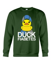 Diabetes Cute Duck Fiabetes Crewneck Sweatshirt tile