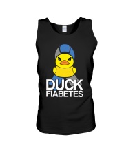 Diabetes Cute Duck Fiabetes Unisex Tank tile