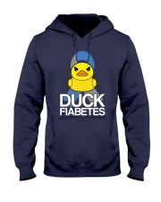 Diabetes Cute Duck Fiabetes Hooded Sweatshirt tile