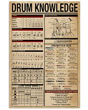 Drummer Knowledge 11x17 Poster front