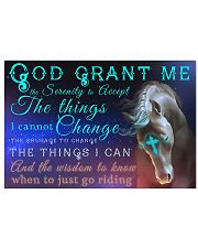 Horse Girl - God grant me the serenity 17x11 Poster front