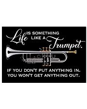 Trumpet Life Is Something Like A Trumpet 17x11 Poster front
