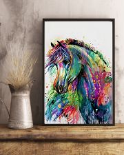 Horse Girl - Colorful Horse 11x17 Poster lifestyle-poster-3