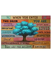 Hairdresser When You Enter This Salon 17x11 Poster front